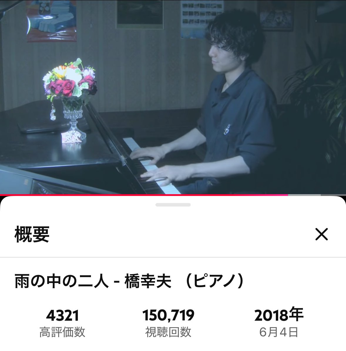 daryl32709201's tweet photo. 大好きなカバー動画が15万回再生になりました💕
#藤井風
#solakaze
#雨の中の二人
#橋幸夫 さん https://t.co/xZ3J3wSjSJ