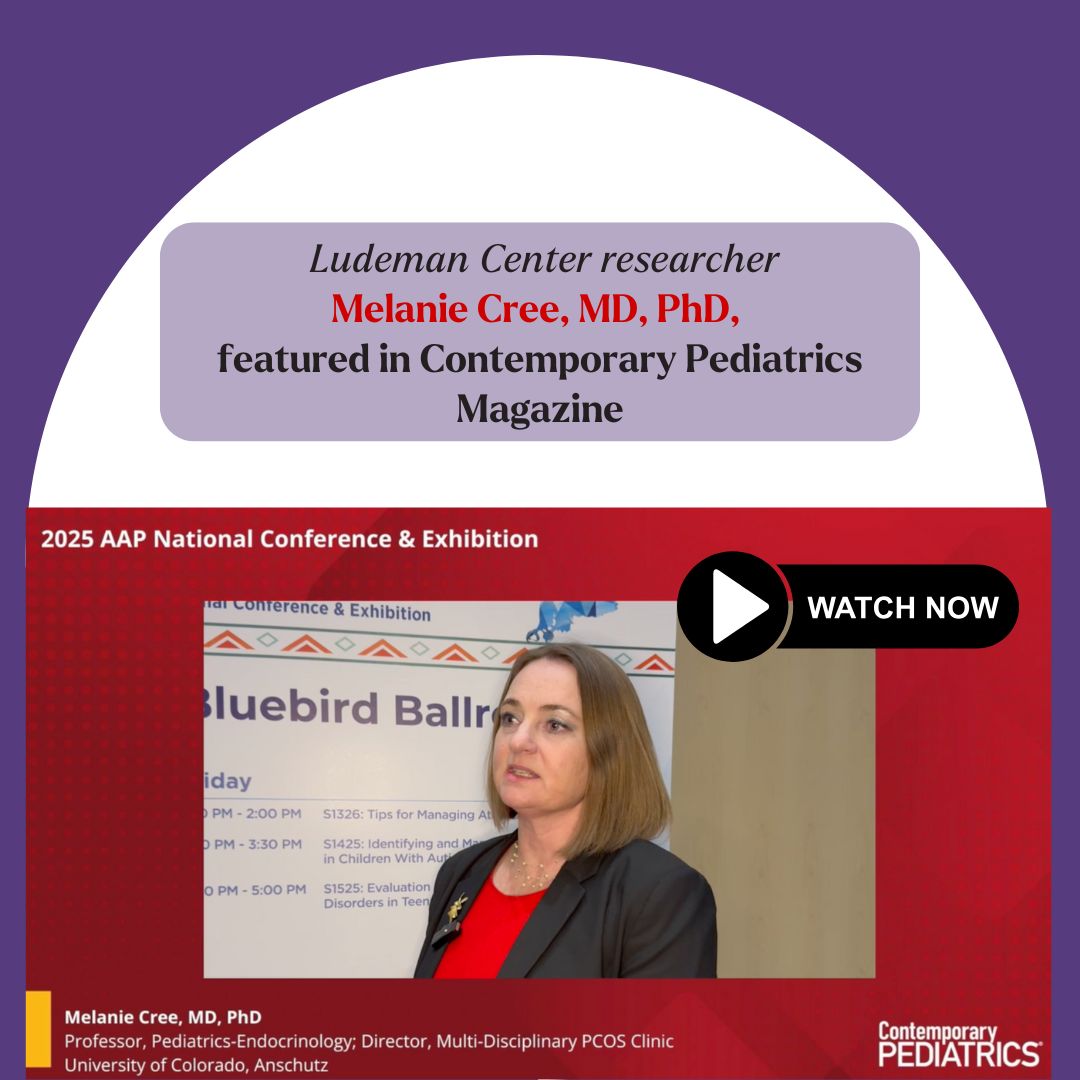 Congrats to Ludeman Center researcher
<a href="/CUAnschutz/">University of Colorado Anschutz</a> Melanie Cree, MD, PhD, who was recently featured in <a href="/ContempPEDS/">Contemporary Pediatrics</a> about her multidisciplinary approach in evaluating and managing  menstrual disorders in teens. #healthywomenhealthyworld

contemporarypediatrics.com/view/melanie-c…