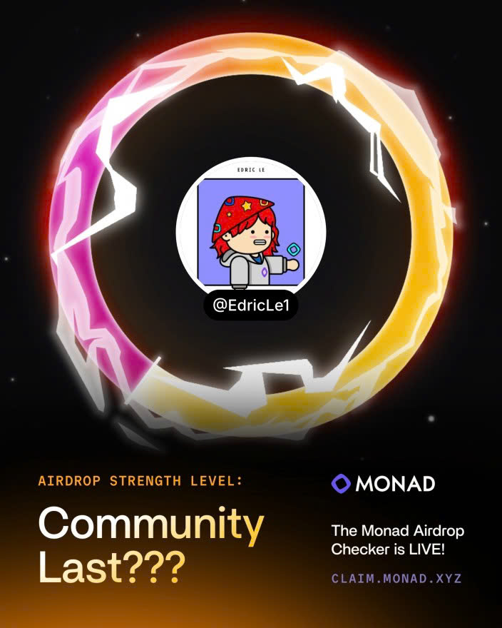 Thanks to the whole <a href="/monad/">Monad</a> team.
We love you all

Bullish on <a href="/monad/">Monad</a>