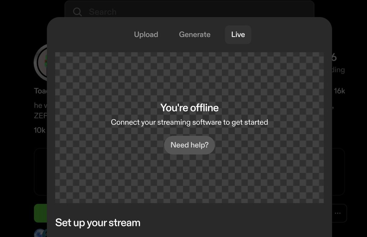 will be streaming for the first time tomorrow on <a href="/zora/">$zora</a> (thanks to jacob for the invite to try out the beta.)

11am est tomorrow, I'll be re-streaming my <a href="/buildonbase/">Base Build</a> show from my $toadyhawk zora page, so come through! If it goes well, many more to come. 🫡