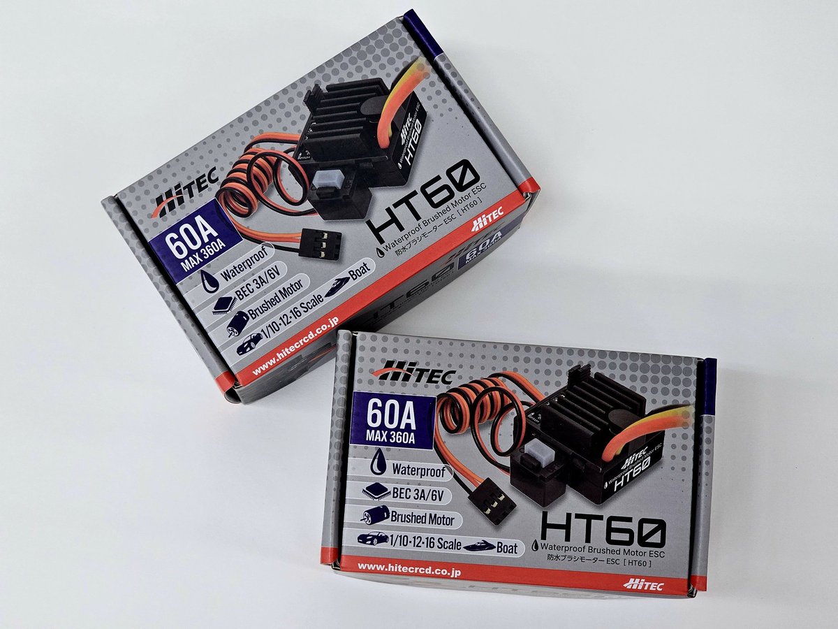 masahito767's tweet image. 大人気！　#HITEC　ブラシアンプ　HT60 Tプラグ
#かしまRCサーキット 
#オカミ書店