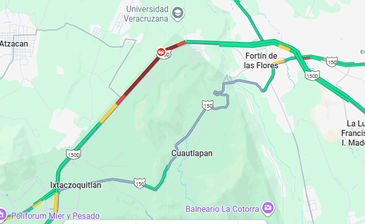SaMonitoreo's tweet photo. @CAPUFE Nos apoyan con estatus pasando la excaseta de fortin porfavor https://t.co/O7OMr5dadA