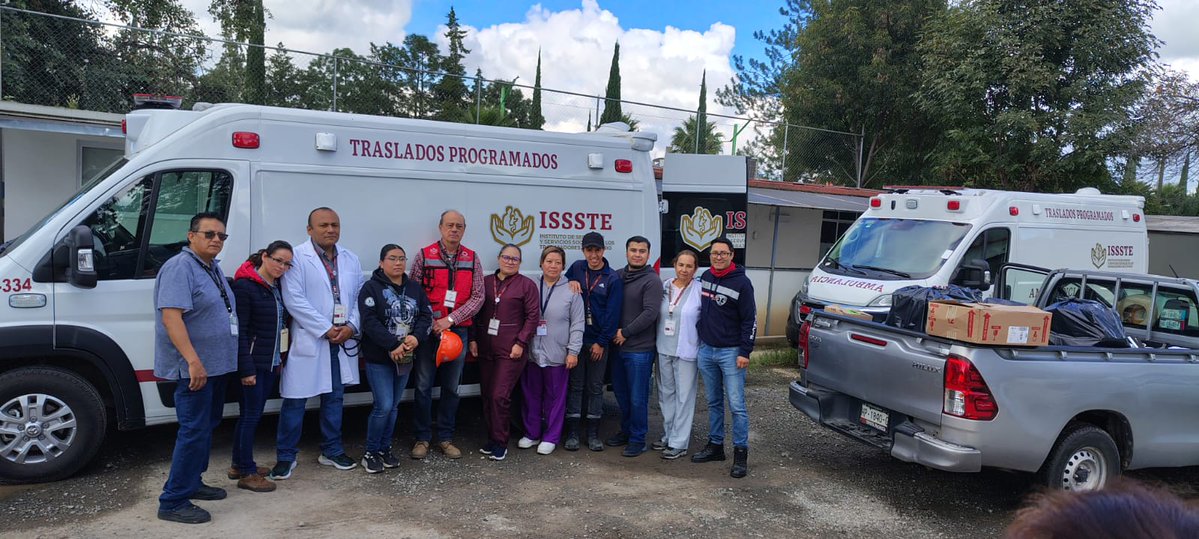 martibatres's tweet image. En el estado de Hidalgo, hoy salieron distintas rutas del @ISSSTE_mx que llevan apoyo de víveres y atención médica a los municipios de Metztitlán, Tenango, Tianguistengo, Nicolás Flores, Huautla y Calnali.