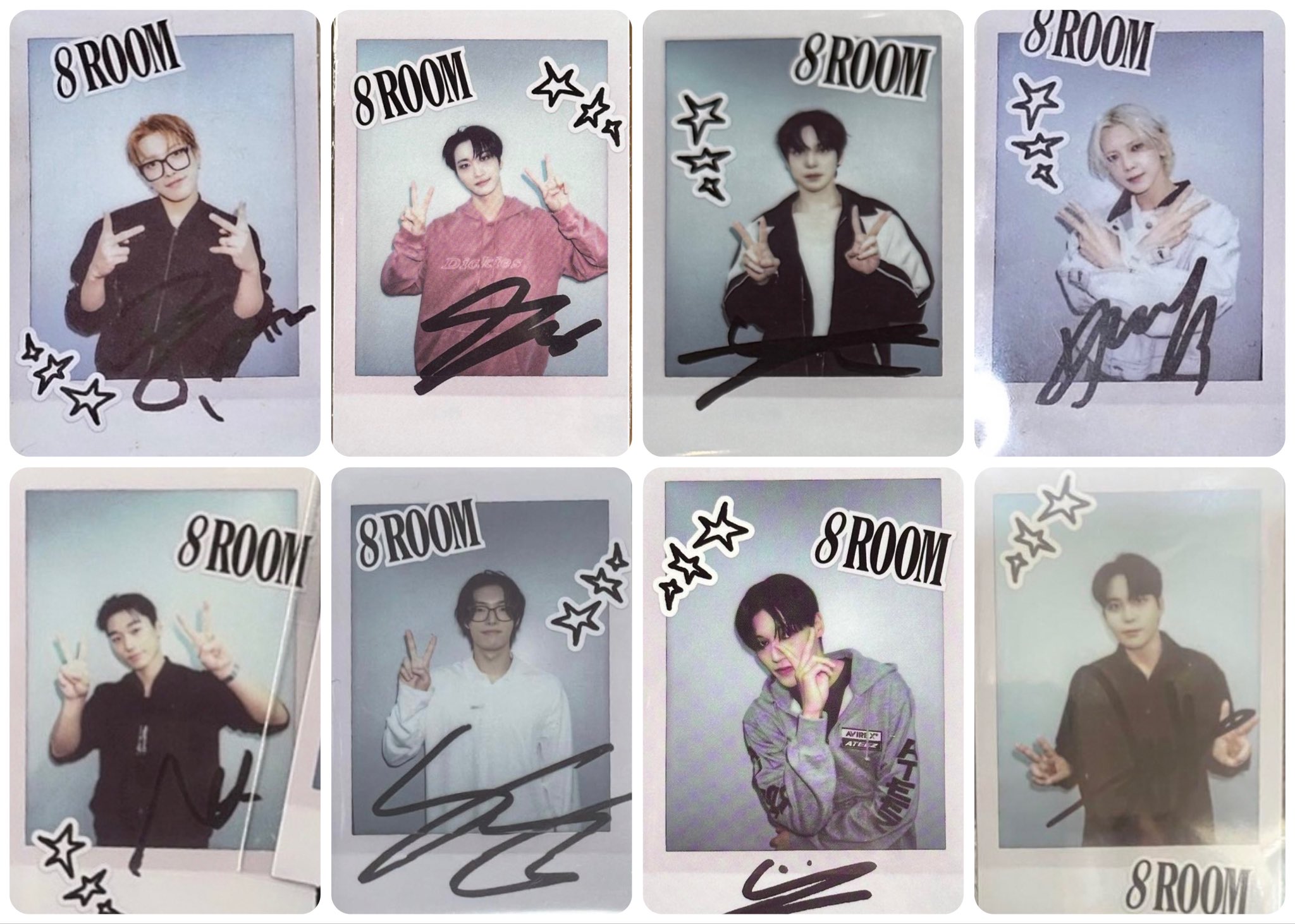 ATEEZ　アチズ　ポップアップ　pop up 8ROOM トレカ　セット ATEEZ アチズ ポップアップ pop up 8ROOM トレカ セット