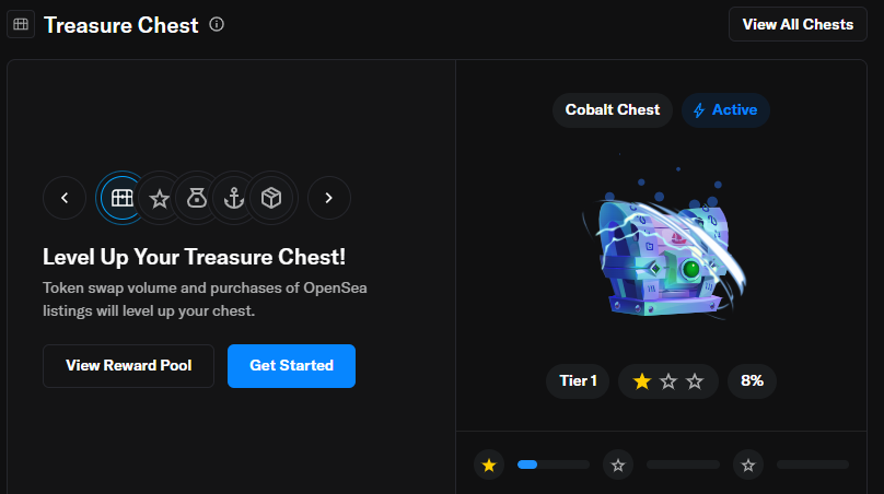 Stay on this chest.
Iam still wait and see until last minutes, should i push higher to get more opensea reward?

Should i follow your chest? <a href="/HollanderAdam/">Adam Hollander</a> 😅😅😅.

So anyone, just few hours until chest open!!
GL