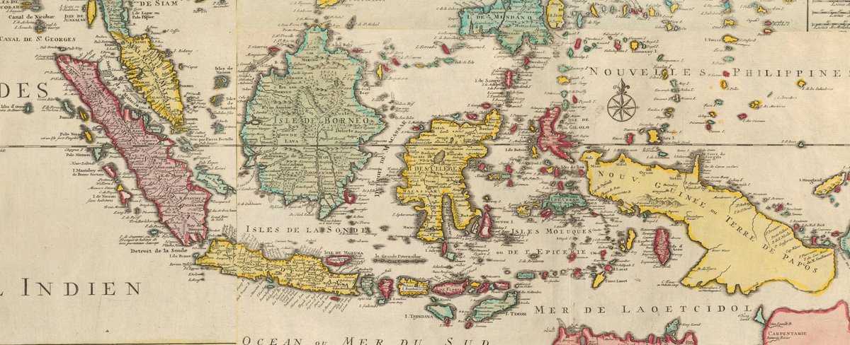 zakiberkata's tweet image. Peta Indonesia dibuat oleh Jan Barend Elwe pada tahun 1792