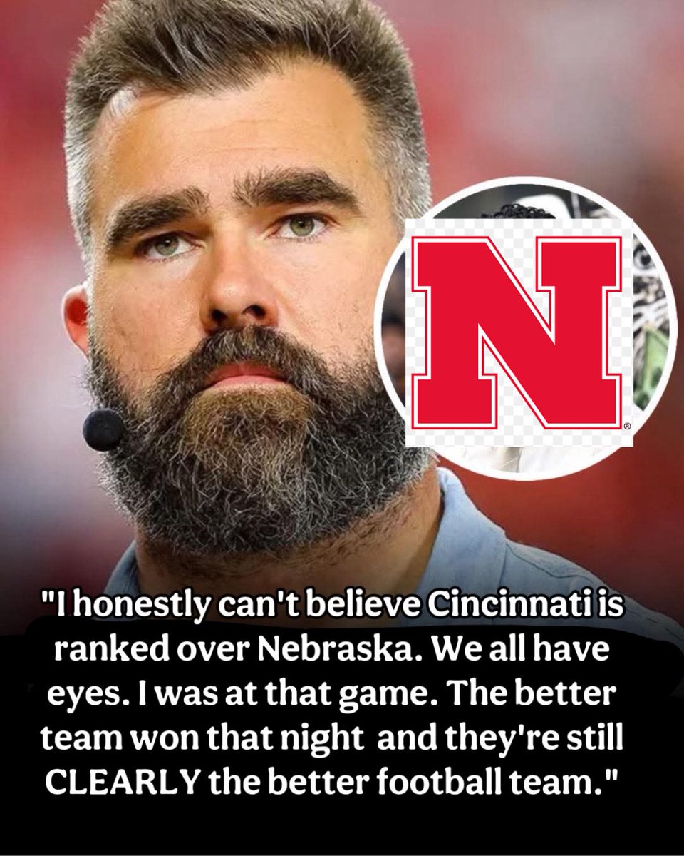 Respect to you for saying this knowing how much you love the program you played for <a href="/JasonKelce/">Jason Kelce</a>