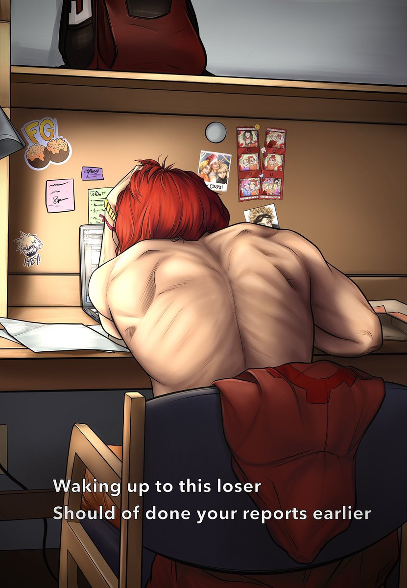 Red Riot procrastinates too
#mha #myheroacademia #redriot #krbk #kiribaku #bnha #KirishimaEijirou