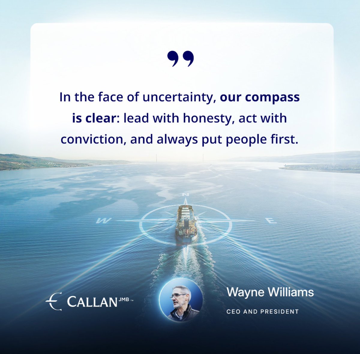 The path forward may evolve, but our values never waver. We lead with integrity, take bold action, and keep people at the heart of everything we do. $CJMB
callanjmb.com