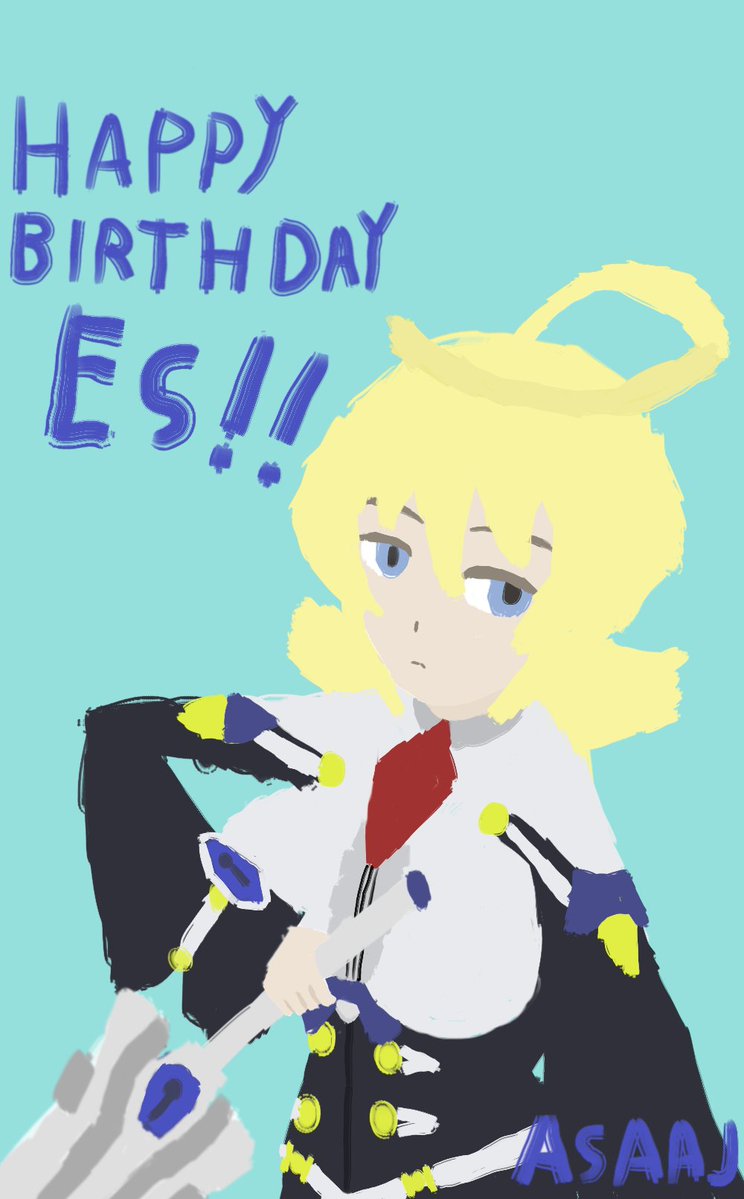 Happy Birthday Es!! 🍮 New BlazBlue please come so I can play as my girl again🙏
Also, not too bad art progress in a year, despite taking it slow too🙌

#BB誕生日 #BLAZBLUE #ブレイブルー #Es