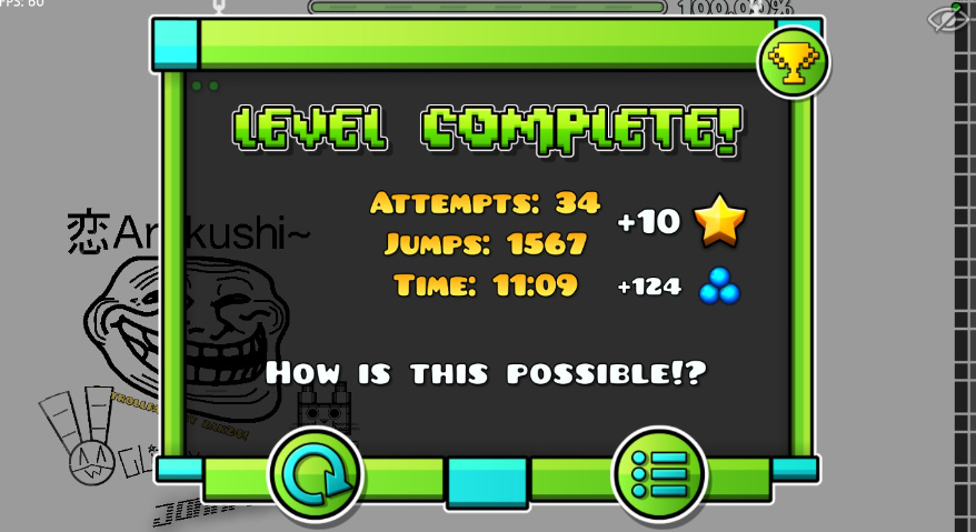 El jugador <a href="/jJerex08/">jJota08</a> se ha completado el extreme demon "Troll Level" GG!! 🔥