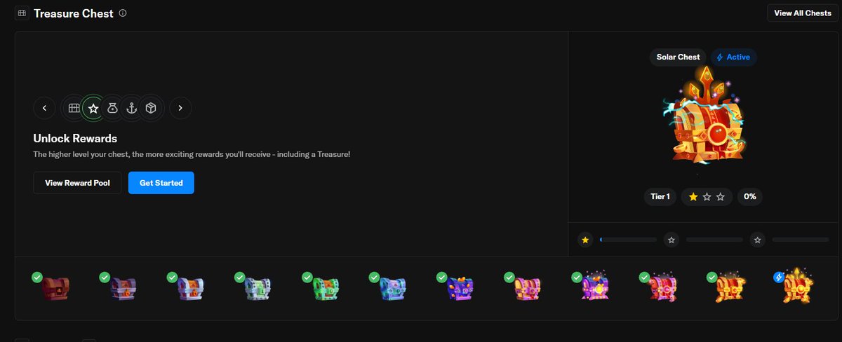 Wades_ETH's tweet image. Solar chest reached! 🫠
I took a different approach to many and wanted to at least break even on the OS transactions so I traded Solana shitcoins like #pumpfun #launchcoin and toward the end, used the @JupiterExchange product called &apos;Multiply&apos; to multiply my SOL bag, trading…