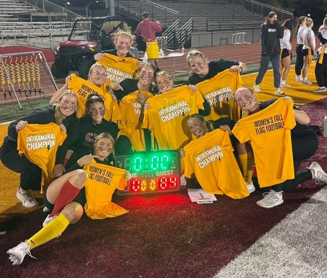 Simpson Softballers are Intramural Flag Football CHAMPIONS!!
Our Softball Team is all about W.E.
⚡️🏆⚡️🏆⚡️