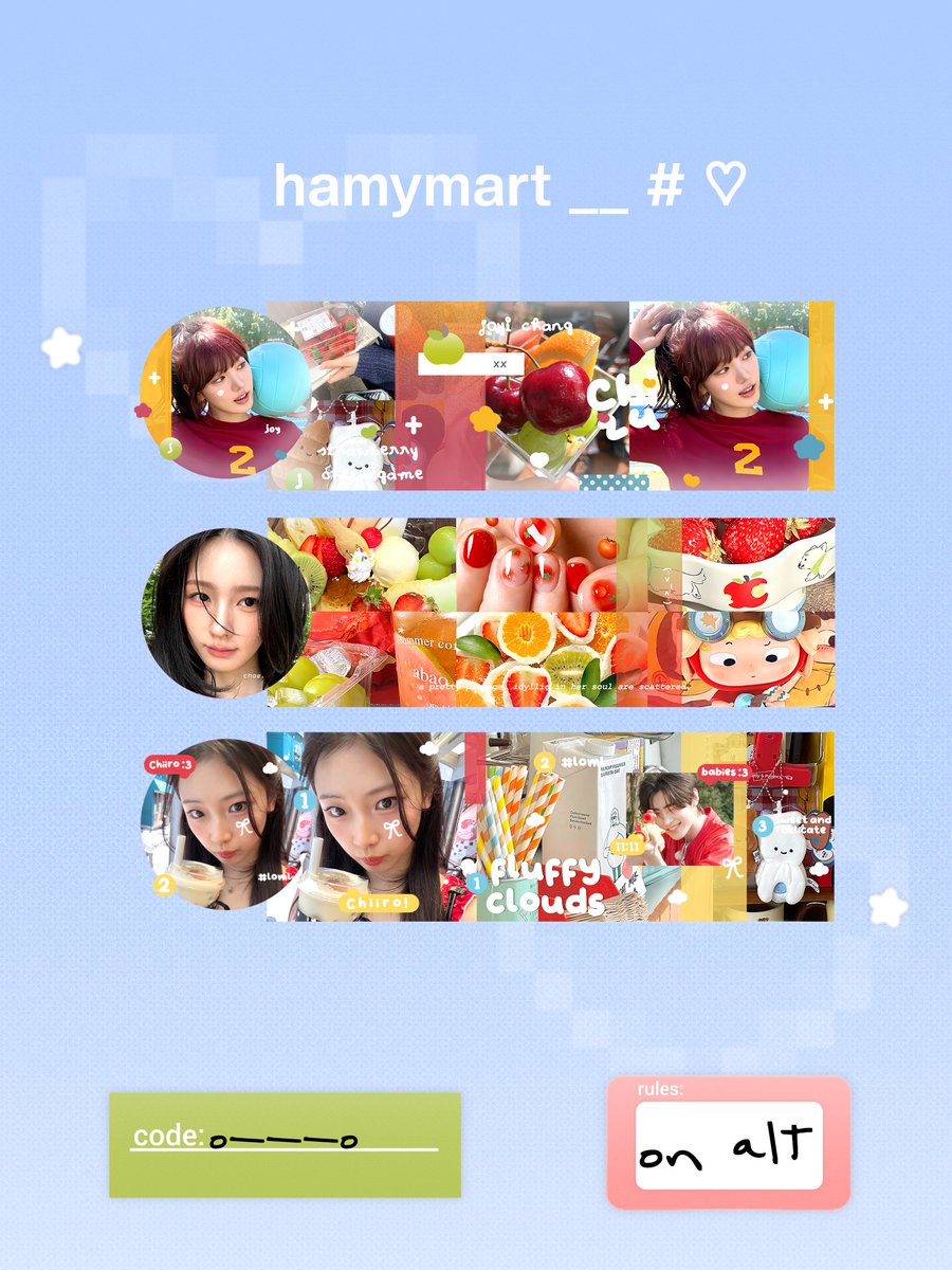 ♡ ⸝⸝  HELP RETWEET?  tysm!  ⊹ 

യ GIVEAWAY TIME!  𓏭 ☘️🍡 𖠗  dalam rangka merayakan ulang tahun heeseung   ⨳  kak chiiro <a href="/tobeto_o/">CHiiR🅾️❕</a> traktir 3 FREE LAYOUT by request  nih . .  へ 📎🧸  check ALT for more!  𓄹 ° 🧃🍥 ⊹

⭐️ ⎯⎯  war by dm ꒰ 19.15 WIB ꒱

#zonauang #zonaba
