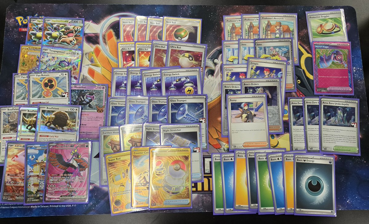 pastelvanessaa's tweet photo. 4-2 8th w Tankaskhan + $31
 top 8 w a deck i cooked up myself was super rewarding, probably gonna adjust the list a bit more, heavier bost line + 2nd munki or smth

L vs Mewtwo
W vs Tord Box w Bouffs
W vs Festival Lead
W vs ZardNoir
L vs BoltOwls w Thorns
W vs GardeJelli https://t.co/zAP3ZbpKQR