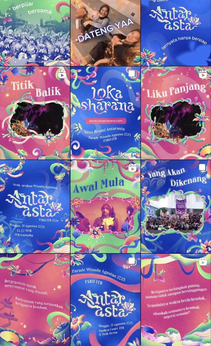 FSRDITB24's tweet image. The program we use / our artworks 🌺✨