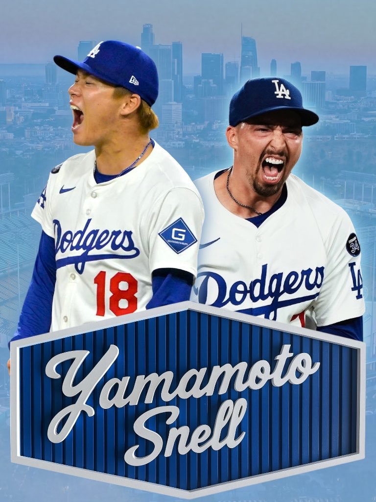 Yesterday we saw a dominant performance by Snell and today we saw a master of efficiency with Yama, simply amazing 
#LetsGoDodgers