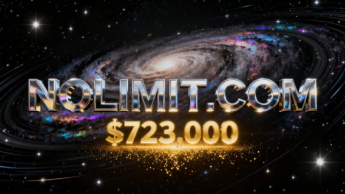 DNdomainname's tweet photo. The domain name NoLimit .com changed hands for $723,000 (net price), making it one of the largest publicly reported transactions so far in 2025.

Registered in 1997, this iconic two-word .com domain, meaning "limitless possibilities," has previously sold for a similar price, and its return to the list demonstrates the enduring appeal of its brand and market value.

Congratulations to Derick Clegg!