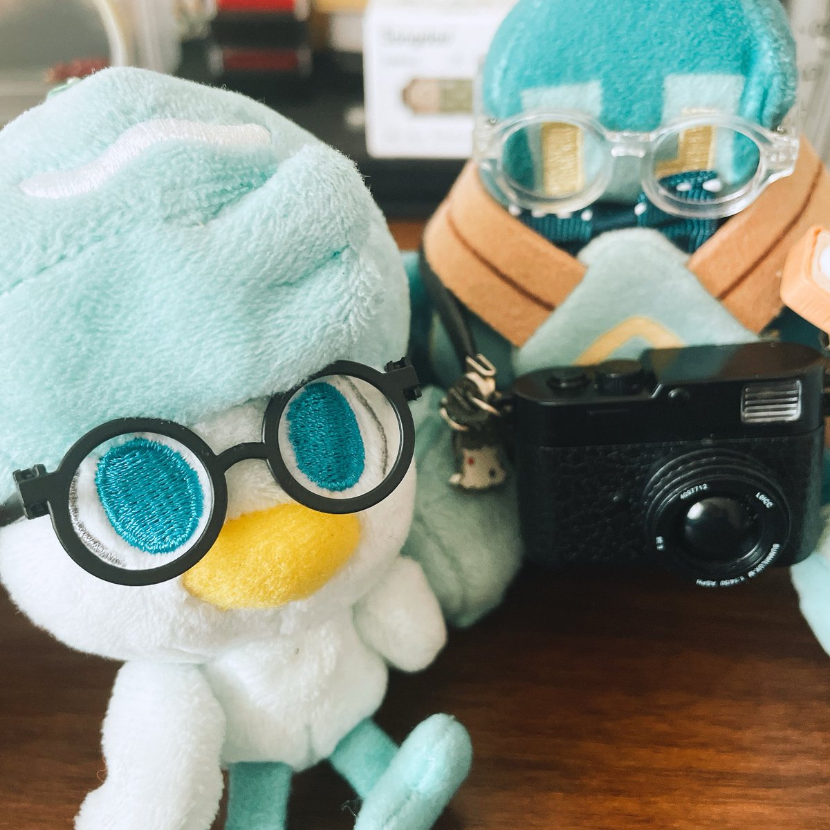 うちのクワえもんにも合うめがねを発見💡
これでクワえもんにもインテリジェンス…の恩恵があるかもね‼️
うれしいね〜💓

#ぼくとｺﾞﾋﾞ
#クワえもんはおちびちゃん