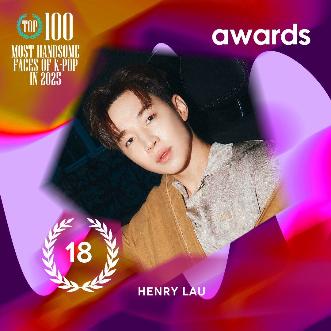 TOP 100 – Most Handsome Faces Of K-POP in 2025

#18 HENRY LAU

Congratulations! 🎉