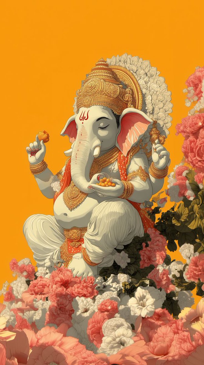 Tokyo_Nairobi_M's tweet image. 🕉️ विघ्नेश्वराय वरदाय सुरप्रियाय,
लम्बोदराय सकलाय जगद्धिताय॥
नागाननाय श्रुतियज्ञविभूषिताय,
गौरीसुताय गणनाथ नमो नमस्ते॥ 🙏
