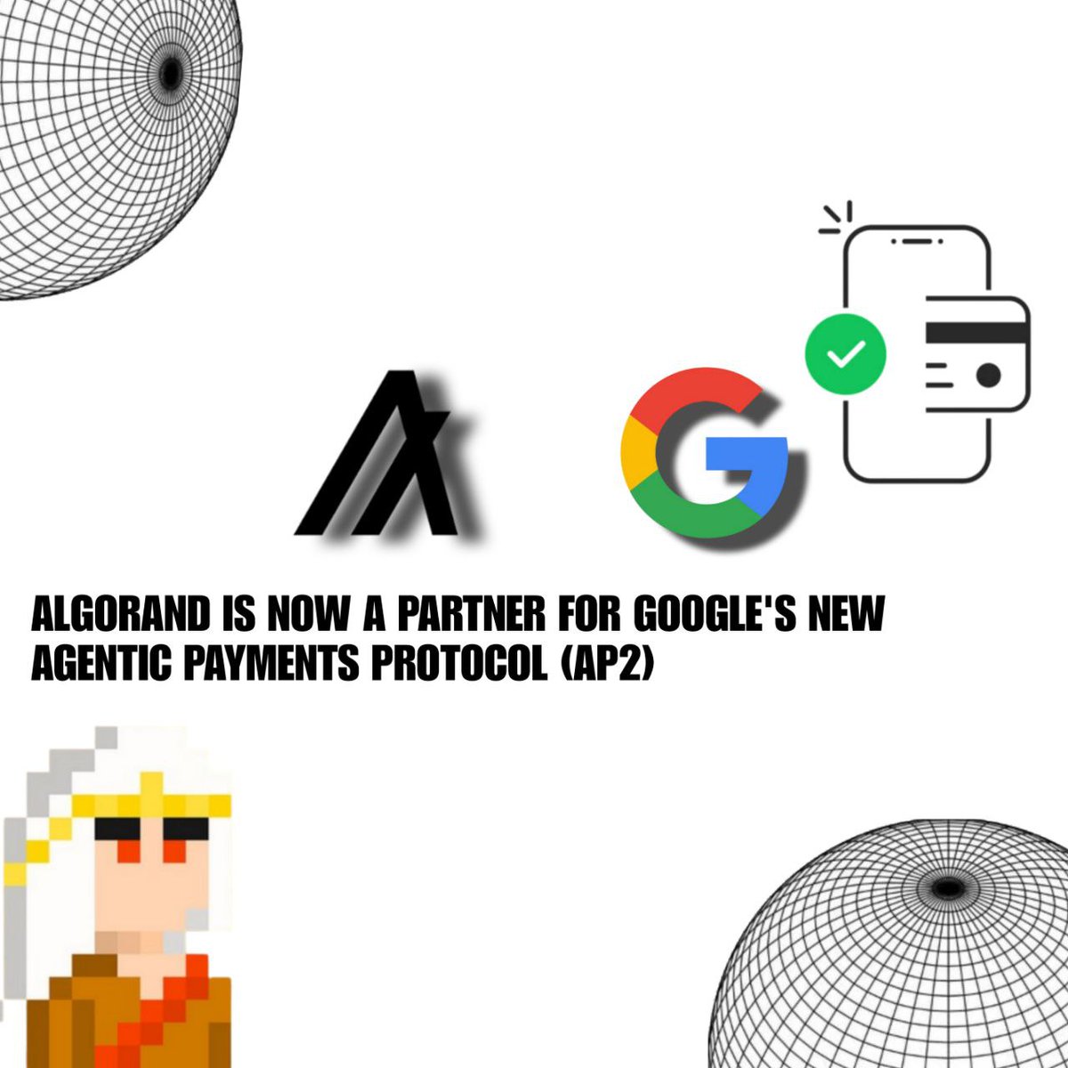<a href="/Algorand/">Algorand Technologies</a> is now officially a partner for Google’s new Agentic Payments Protocol (AP2) a step forward in redefining how smart, autonomous payments work.

making it fast, secure, &amp; scalable payments infrastructure for the next generation of digital finance 🚀🔥.

$ALGO $Algorand