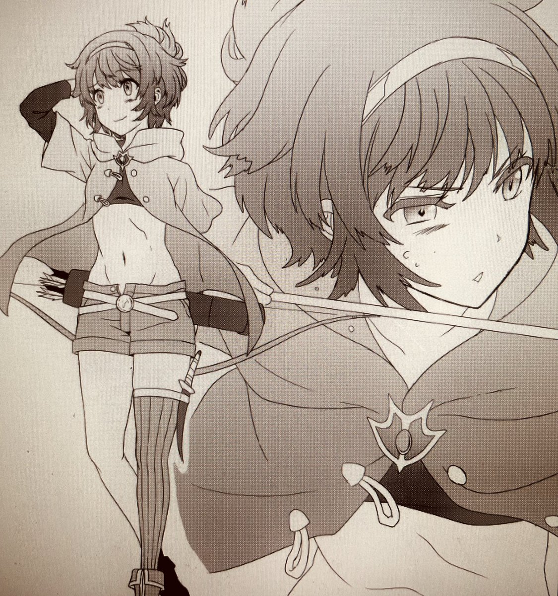 fuwafuwana7's tweet image. 🌌新連載の開始日が11月に決定しました𓈒໒꒱ 
バーンアウト(燃え尽き症候群)した
元勇者の、再起動からの始まる物語。
画像は3人目の主要人物となる弓道の女の子♔超火力の一矢を放つがある大問題を抱えていて..
順次告知して参りますので
今作もよろしくお願いします。
今日も快適に参りましょう💐