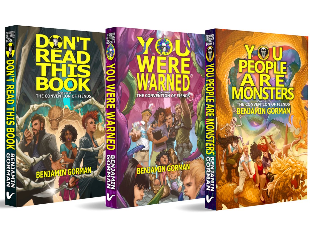 It’s #LaunchDay for <a href="/teachergorman/">Benjamin Gorman</a>’s YOU PEOPLE ARE MONSTERS, Book 3 in his THE CONVENTION OF FIENDS trilogy. Baby werewolves and lesbian vampire librarians? Yes, please! bit.ly/YPAM