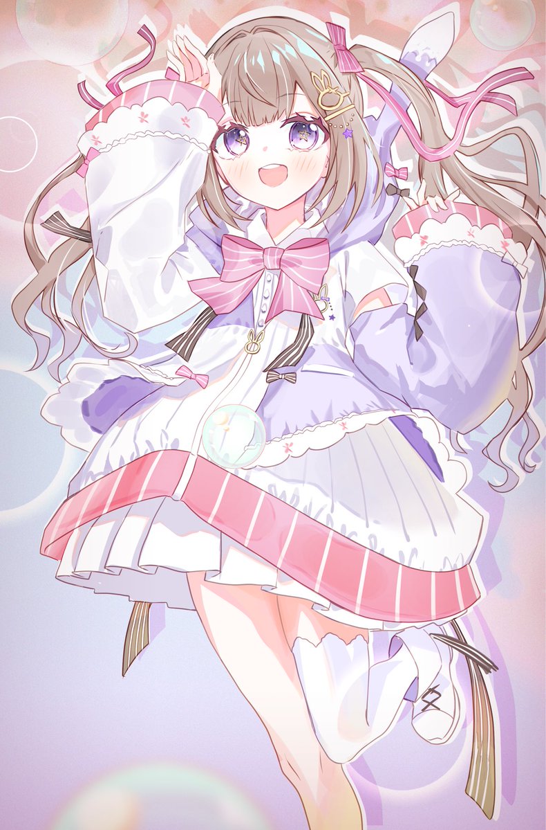 ⋱  #おはようVtuber  ⋰
おはゆめ〜！☀️

寝たり起きたり繰り返してたらおはようするの忘れてたよ🥹
今日は寒いね...！！ようやく長袖の季節だー❕ってるんるんでお洋服考えてたらまた駅まで走る羽目になりました🙃

午後ものんびり一緒に楽しもうね🐰💜