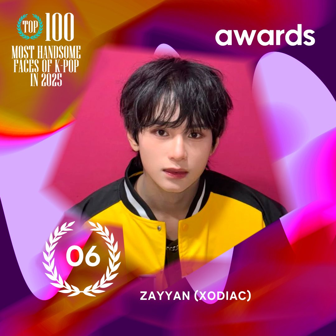 TOP 100 – Most Handsome Faces Of K-POP in 2025 #6 ZAYYAN (XODIAC