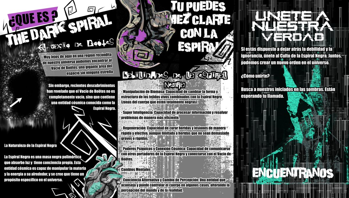 ¿QUE ES #THEDARKSPIRAL ?
¿DEBERÍAS UNIRTE?
...
Deja que la gran espiral te guie