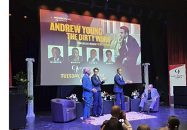 t Clark Atlanta University for the avant-première of MSNBC Presents: “Andrew Young: The Dirty Work.”
A great evening with Ambassador Andrew Young, Rachel Maddow, Rev. Al Sharpton &amp; John Hope Bryant.
#MSNBC #AndrewYoung #RachelMaddow #AlSharpton #JohnHopeBryant  #emory