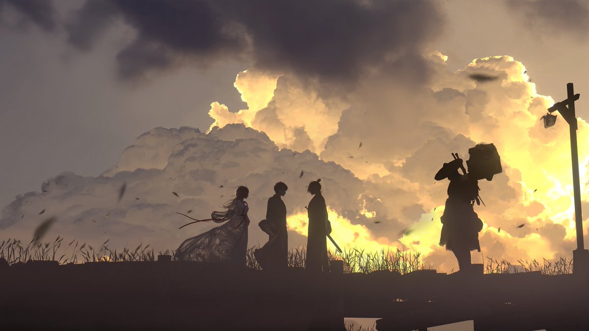 wlopwangling's tweet image. 大风起兮云飞扬
