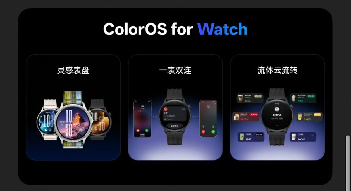TECHINFOSOCIALS's tweet image. ColorOS 16 for Watch looks great top 🔥