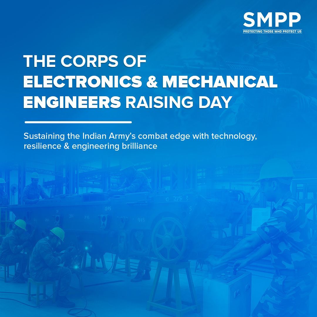 Today, we salute the Corps of Electronics &amp; Mechanical Engineers (EME) ... the Army’s tech warriors since 1943, ensuring mission readiness through innovation, engineering excellence, and unwavering dedication.💙
.
.
.
.
.
.
#CorpsofElectronicsandMechanicalEngineers