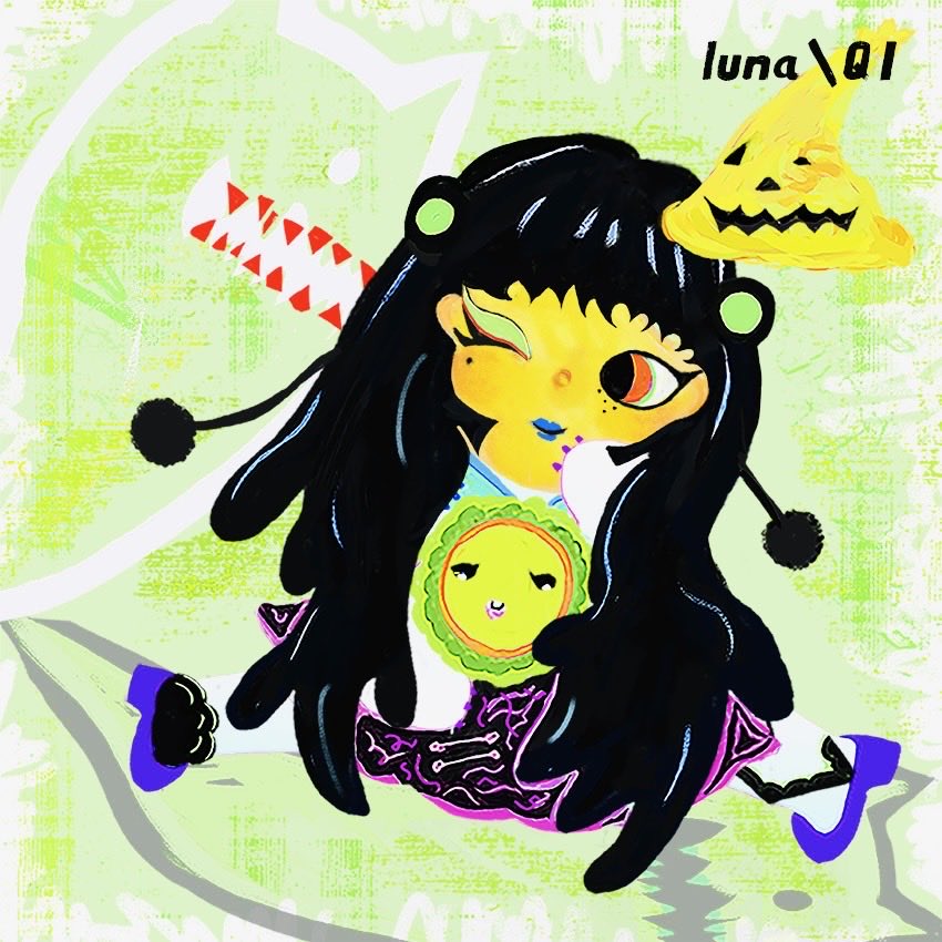 yongzhang0104's tweet image. My Luna #illustration