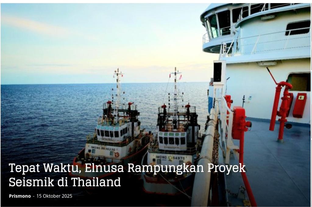 petrominer_com's tweet image. PT Elnusa Trans Samudera, anak usaha Elnusa, berhasil menyelesaikan proyek dukungan survei seismik laut di Thailand, dengan tepat waktu, efisien, dan tanpa insiden kerja 

#elnusa #etsa #surveiseismik #offshore #thailand #tepatwaktu #efisien #petrominer 

petrominer.com/tepat-waktu-el…