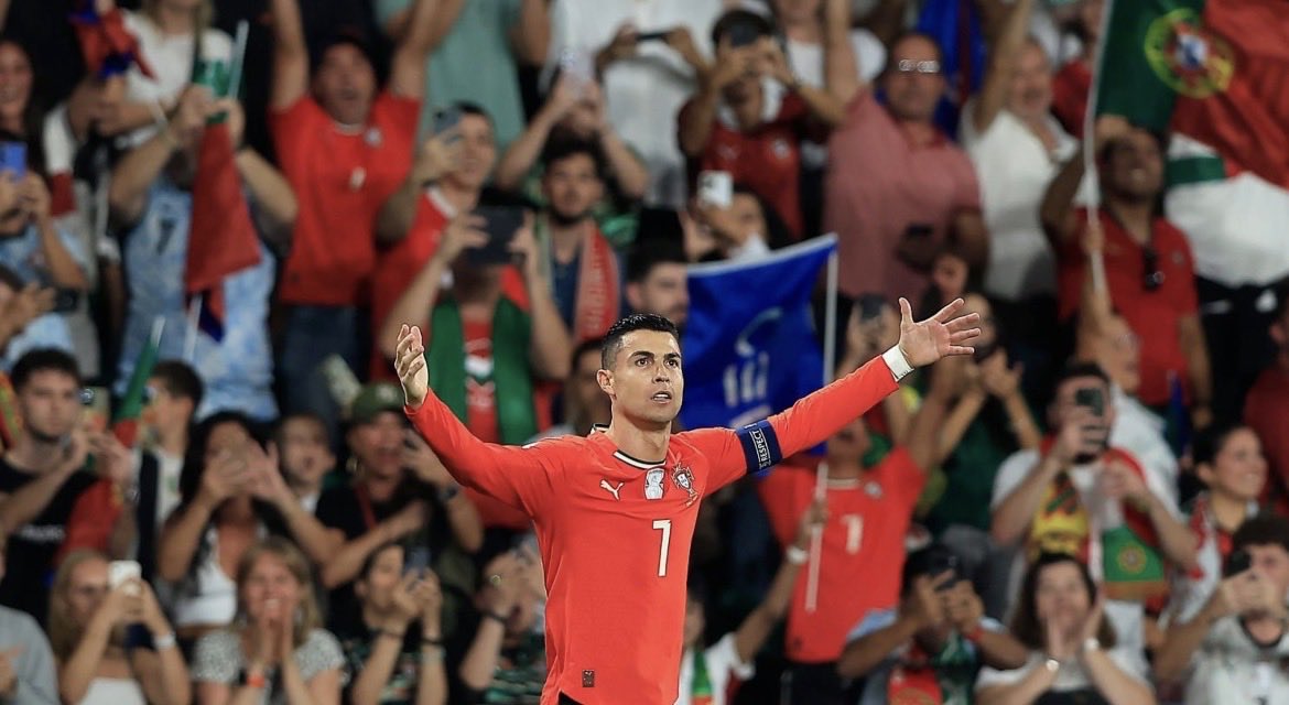 Cristiano Ronaldo becomes the all-time top scorer in men's World Cup qualifying.

40 years old and still breaking records 🐐