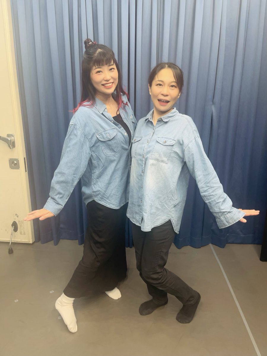 休演日をあけまして
本日から後半戦です！

食欲の秋でたっぷり食べているおかげか、
いつもの羊町よりも疲れがない気がします😋

元気いっぱいで本日もお出迎えいたします💁‍♀️

打ち合わせしてないのに
相方のあやちゃんとこの前、服かぶりしました👕

シンパシー！！