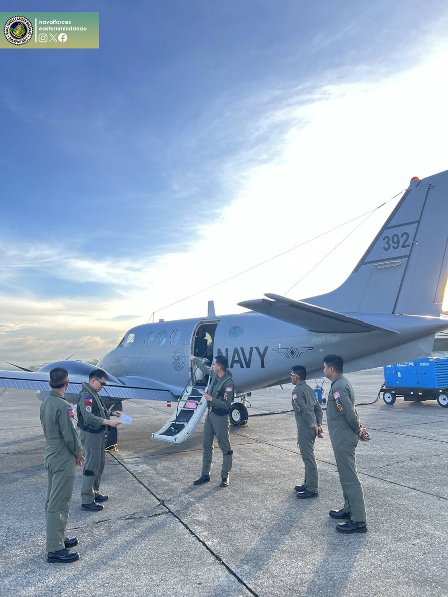 Philippine_Navy's tweet image. COASTAL WATCH | PH #Navy in Eastern Mindanao conducts Maritime Air Surveillance after Quake
👉🏽facebook.com/share/p/1Eo7nm…
#ProtectingtheSeasSecuringOurFuture
#ModernandMultiCapablePHNavy
#OneAFPOnePhilippines
#StrongAFPStrongPhilippine
