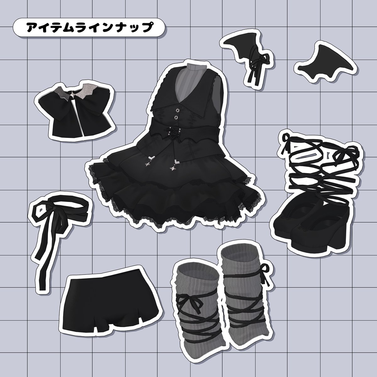 🎁プレゼントイベント🎁

🖤Tutu Devil🩰
2025年10月17日18時～発売開始予定 .ᐟ.ᐟ

発売を記念し、「当ポストをリポスト」＋「当アカウントをフォロー」した方の中から、抽選で３名様に当衣装をプレゼント🎁✨

当選者には発売時にDMにてギフトリンクをお送りします✉
リンクは譲渡可能🎁