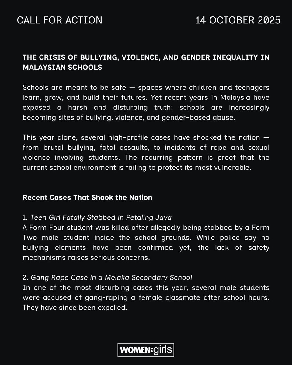 WOMENgirls_'s tweet photo. CALL FOR ACTION. https://t.co/Lw9X1Lsdpf