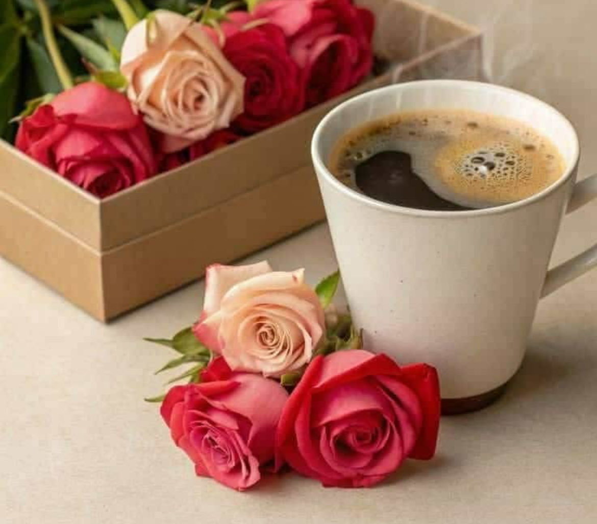 Yeni günün tüm güzellikleri 
hayatınızda olsun. 🌹 ☕️🤲🏻😊

 #Çarşamba 🌤️