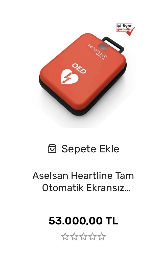 BulutGulcuN's tweet photo. Ani #kalp durmalarına müdahale için "Taşınabilir Otomatik Şok Cihazlarını" halka açık alanlarda zorunlu olacak. 

2026'ya kadar büyük tesislerde, 2028'den itibaren benzin istasyonlarında cihaz zorunlu olacak. (Türkiye Gazetesi)

ASELSAN yerli şok cihazı üreticilerinden biri, cihaz fiyatları piyasada 50-60 bin TL arasında. 
#otomatikşokcihazı