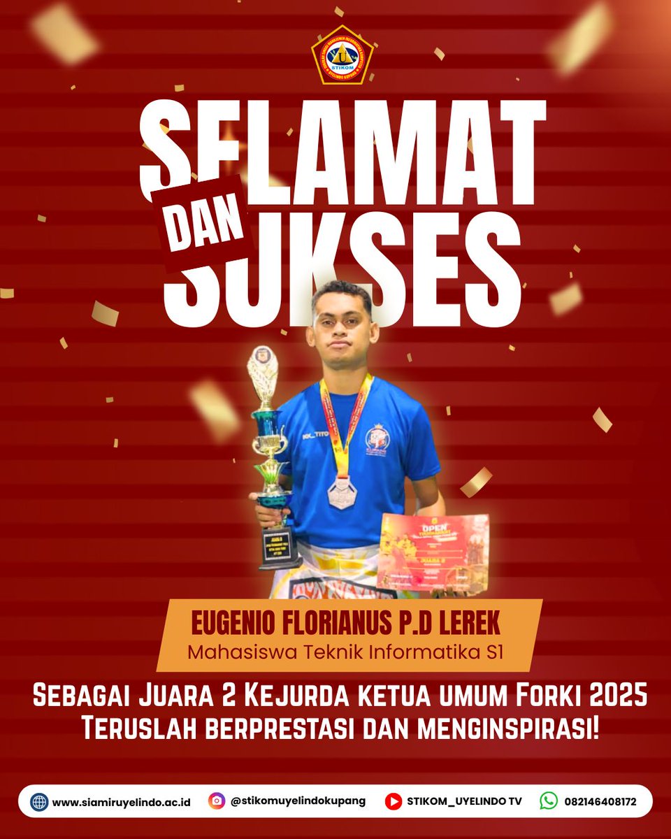 StikomU's tweet image. Proficiat #mahasiswa #FORKI #uyelindo