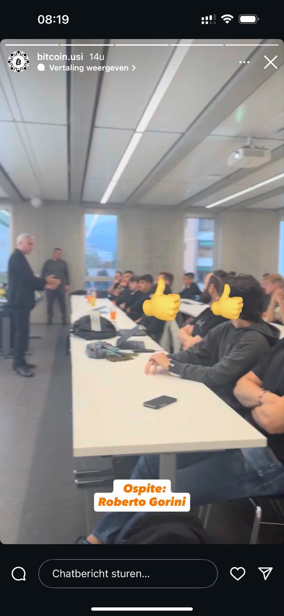 👏👏👏👏 
GenZ interested in learning about Bitcoin  in Lugano <a href="/bitcoin_usi/">Bitcoin USI Club</a> <a href="/planb_network/">Plan ₿ Network</a>