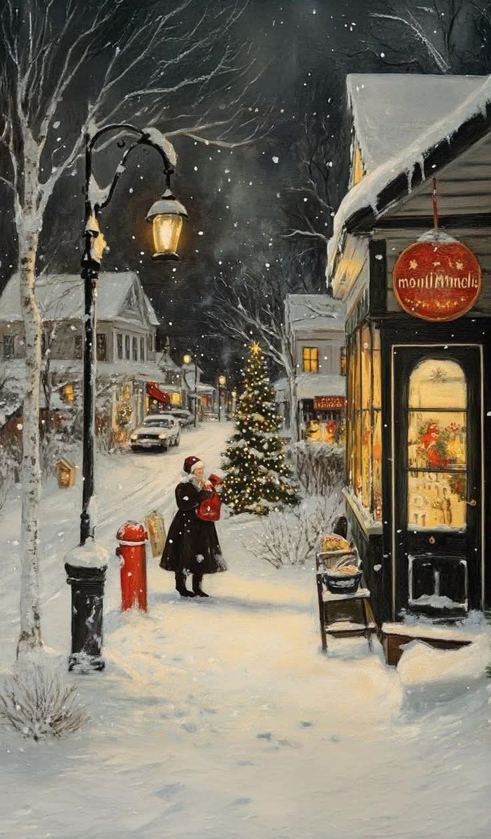 Snow covered street
