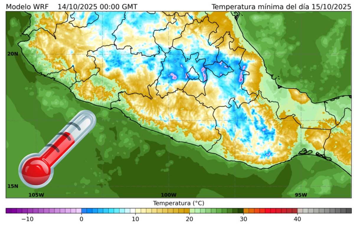 🍁🌧️Meteorología México🥶❄️ tweet media