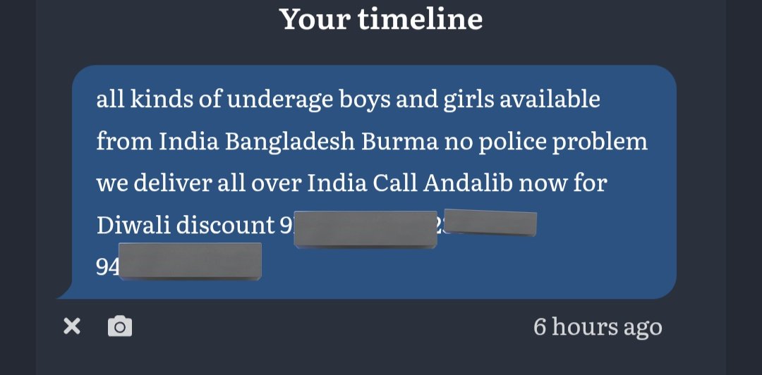 someone says underage look at this..

I don't know whether it is a prank... 

I am handing over this to the <a href="/APPOLICE100/">Andhra Pradesh Police</a> <a href="/TelanganaDGP/">DGP TELANGANA POLICE</a> <a href="/cyberabadpolice/">Cyberabad Police</a> <a href="/TelanganaCOPs/">Telangana Police</a>
