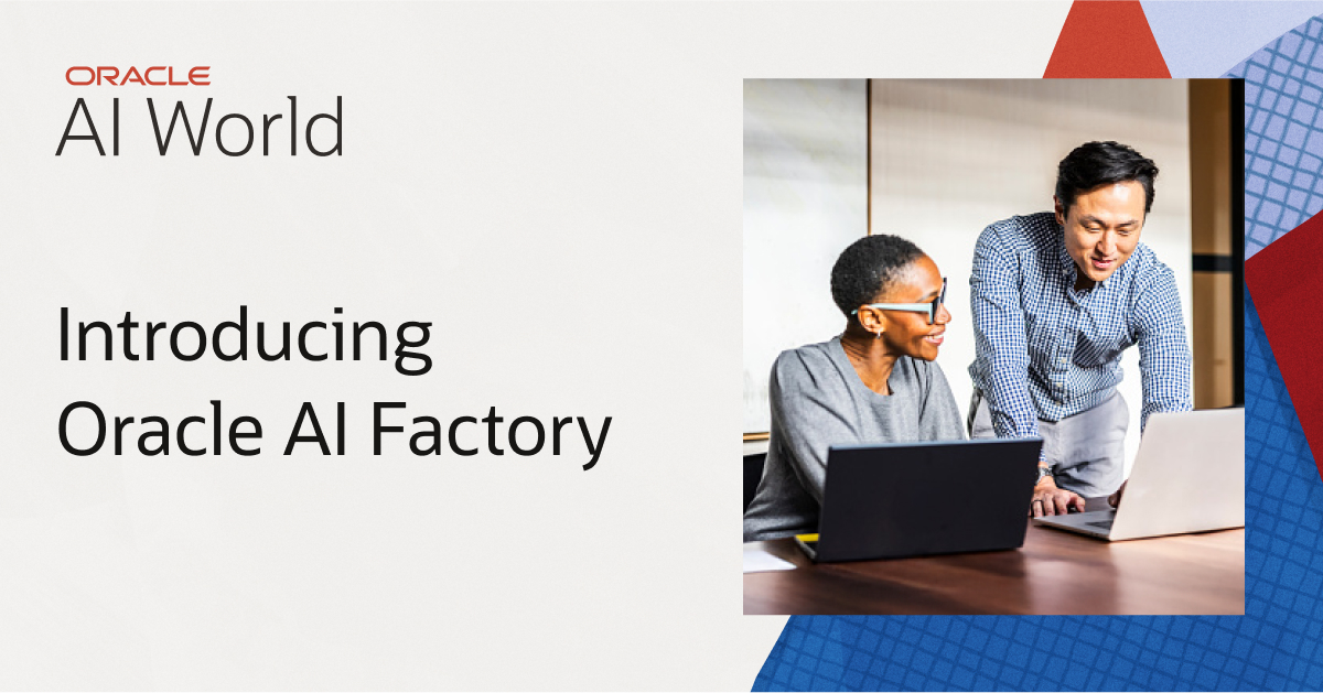 rajeshwaranj's tweet image. Learn how Oracle is helping organizations deploy AI faster, modernize their technology stack, and transform IT on a global scale: social.ora.cl/6019ALu5v #AIWorld